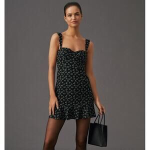 Hutch Ditsy Floral Corset Mini Dress XS